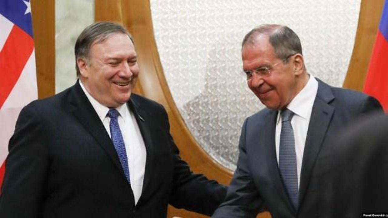 Rusya Dışişleri Bakanı Lavrov ile ABD'li mevkidaşı Pompeo görüştü