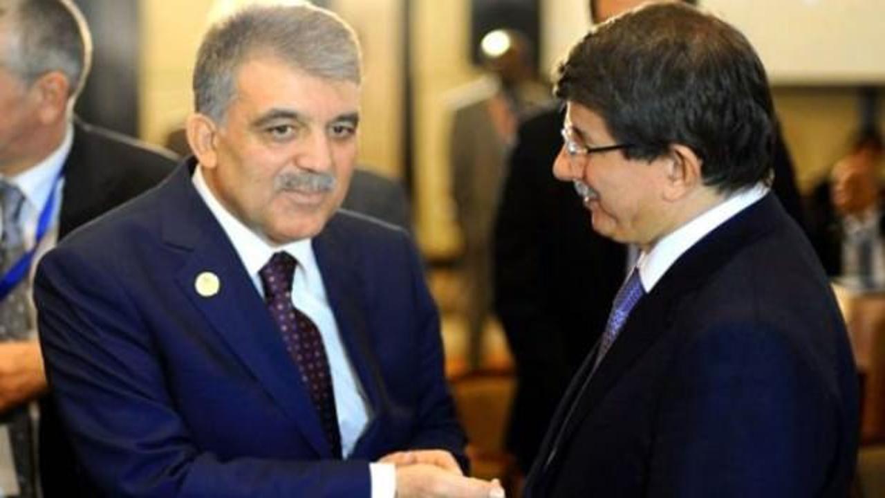 Abdullah Gül Davutoğlu'nu aradı