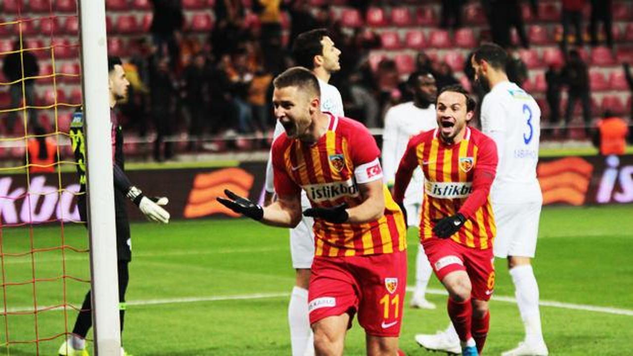 Kayserispor'dan hayati galibiyet!