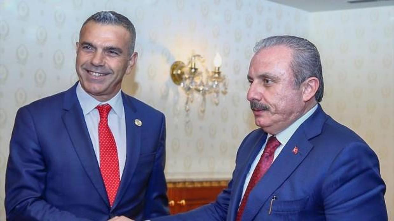 Şentop KKTC Cumhuriyet Meclisi Başkanı Uluçay ile görüştü