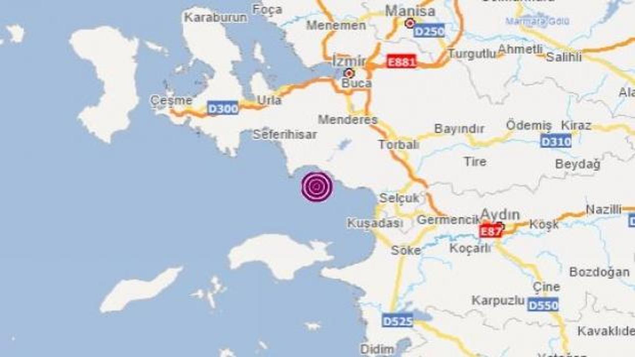 İzmirde korkutan deprem
