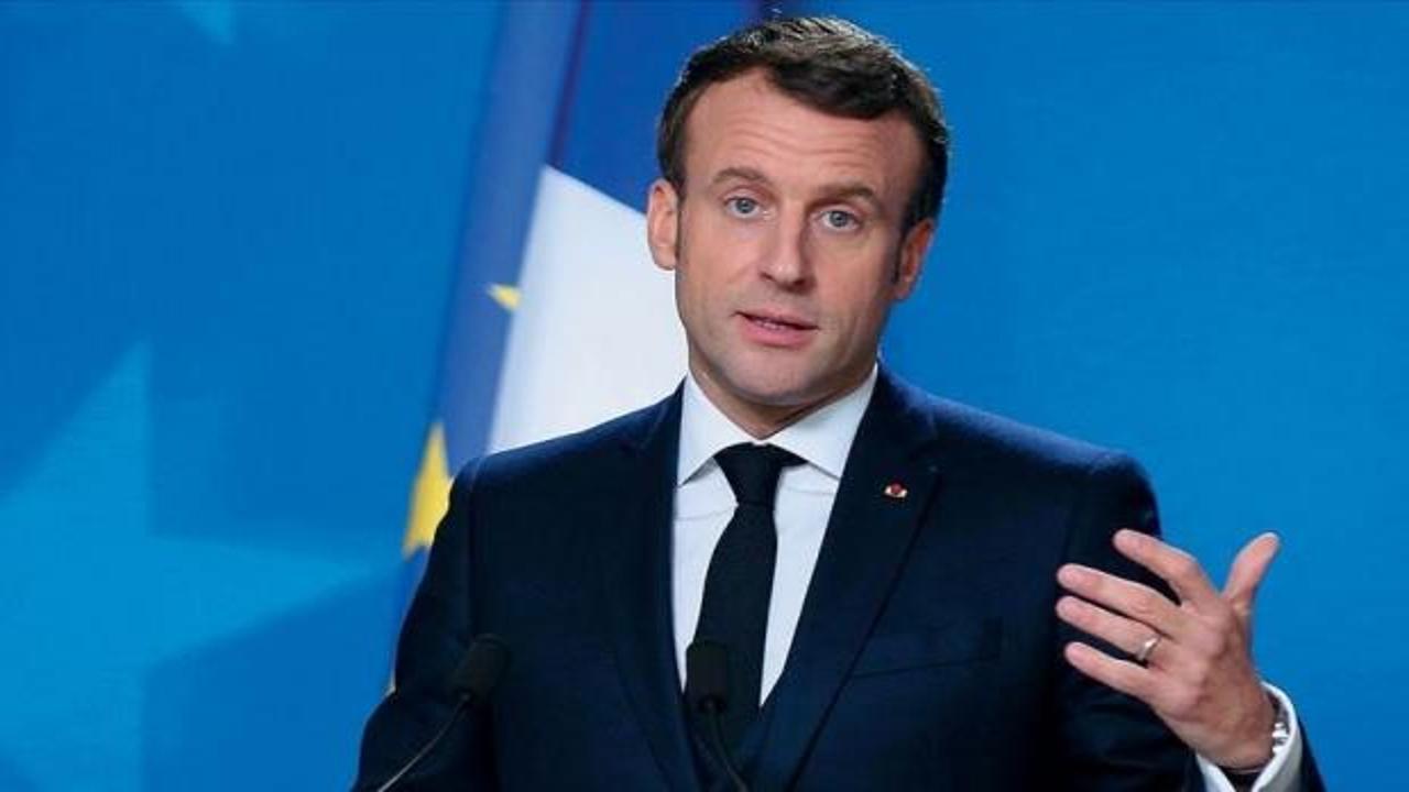 Macron'dan açıklama: Bu tarihi bir uyarıdır