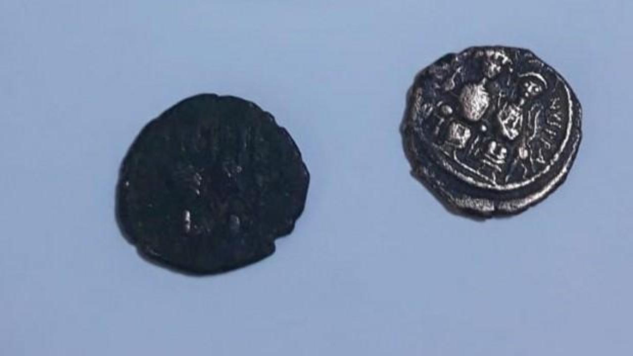 Roma d&ouml;nemine ait sikkeler ele ge&ccedil;irildi