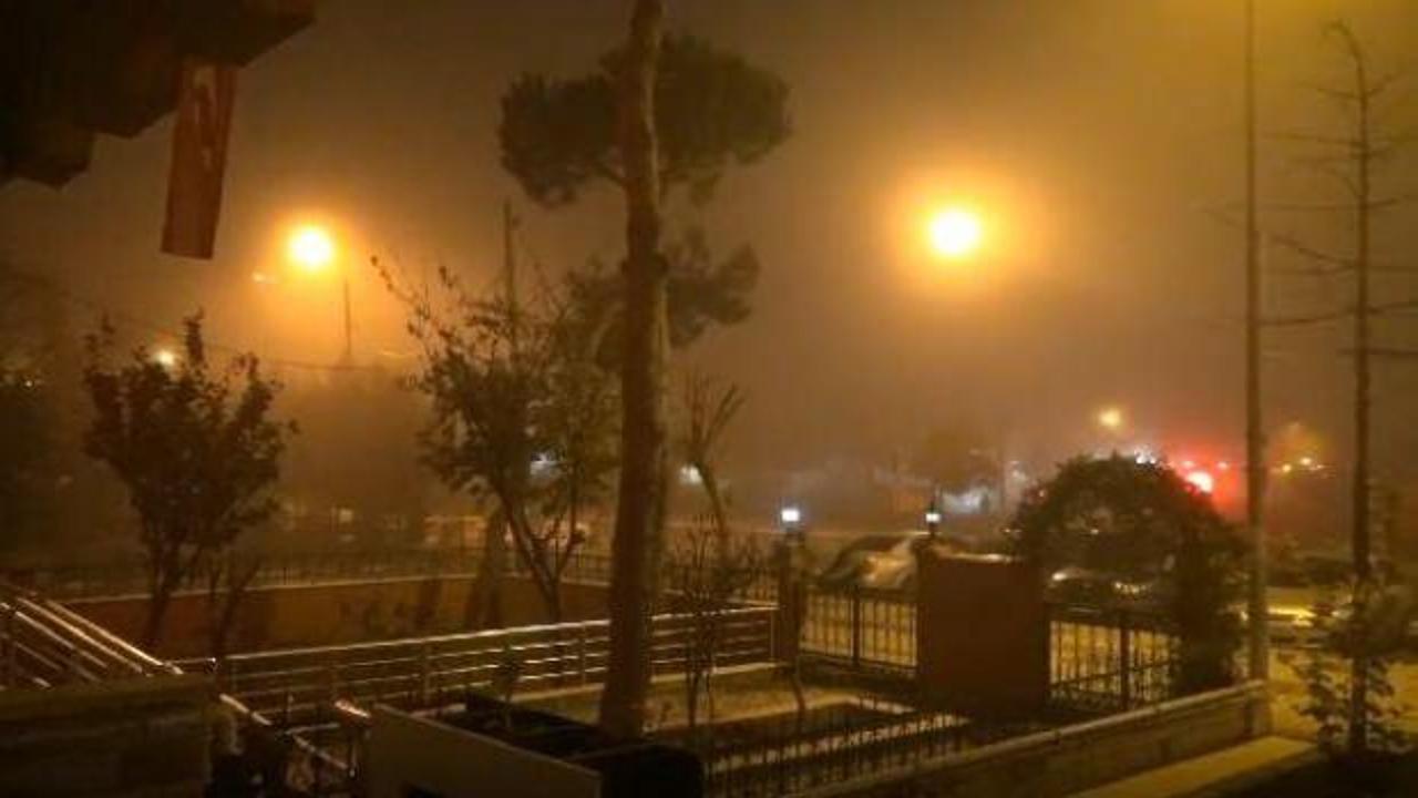 Silivri'de sis etkili oluyor