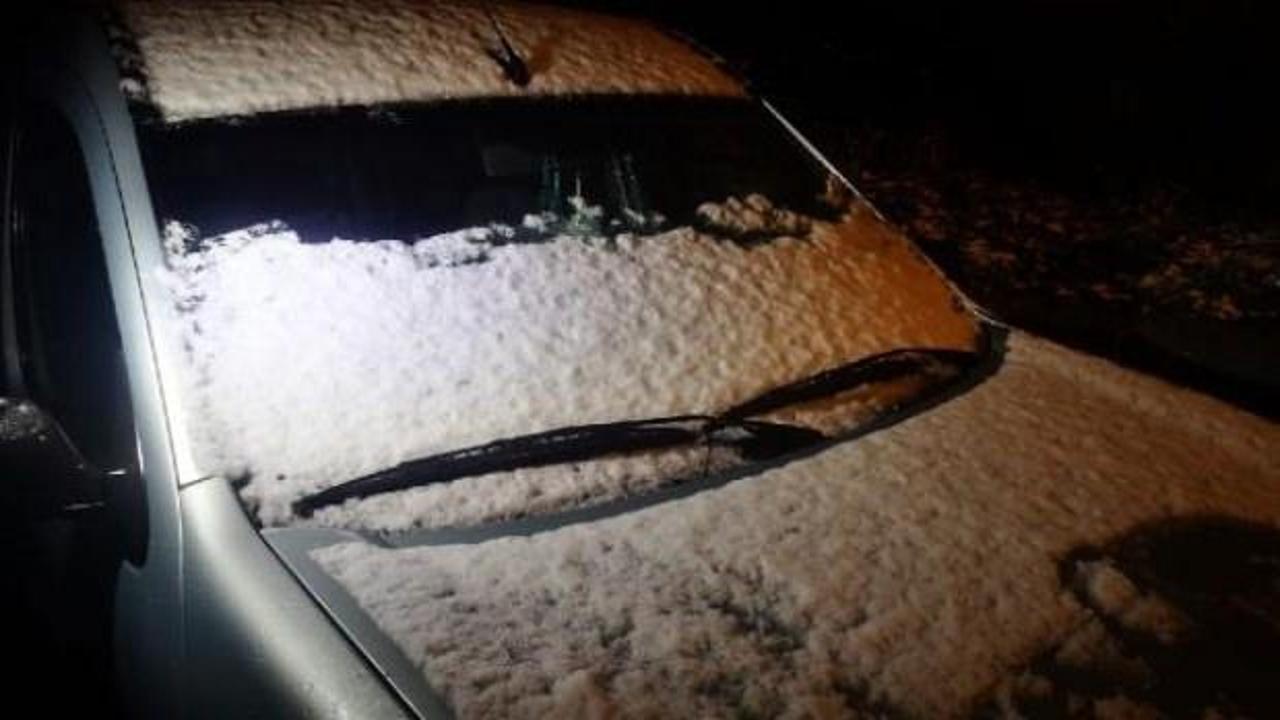 Maltepe'de kar etkili oluyor