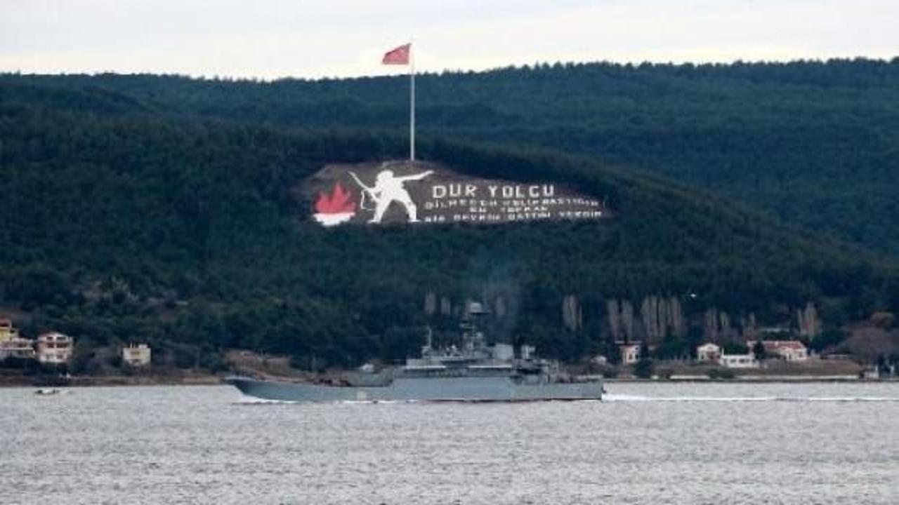 Rus savaş gemisi 'Azov' Akdeniz'e iniyor