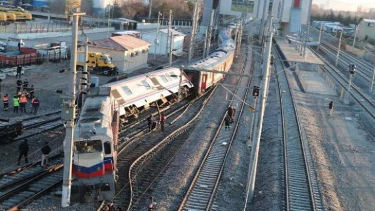 Ankara'da Doğu Ekspresi treni raydan çıktı