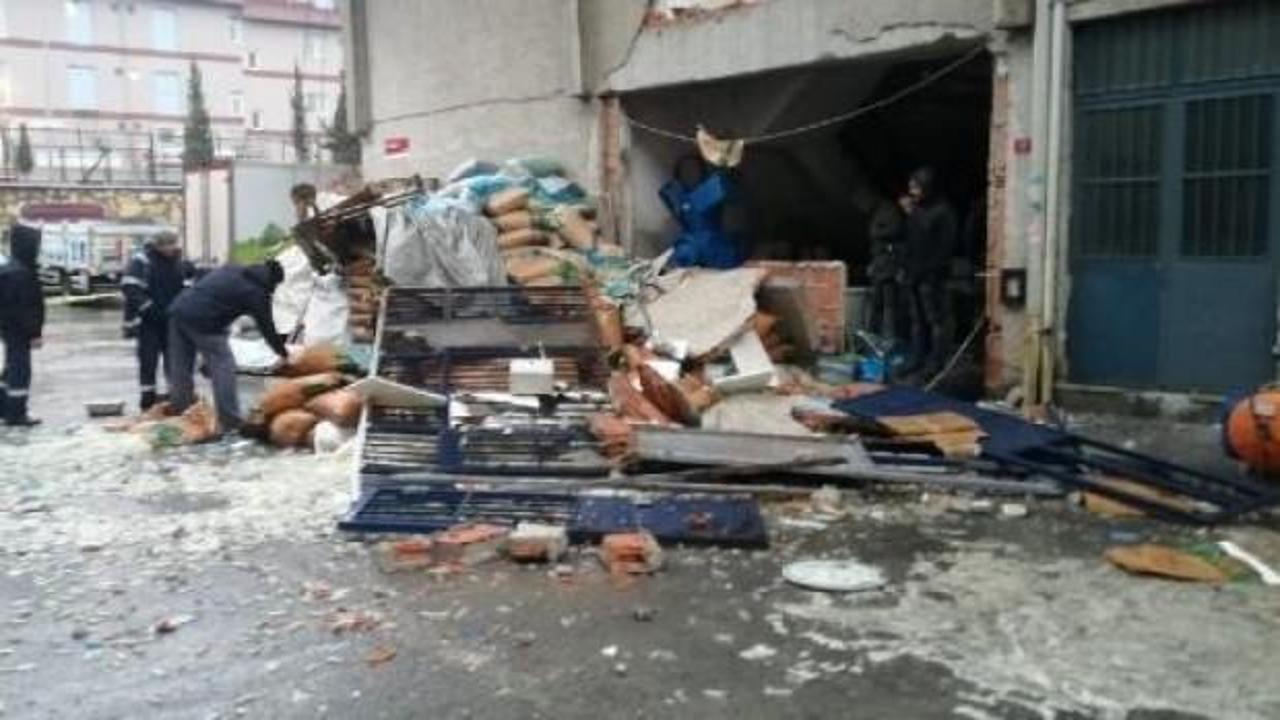 İkitelli'de iş yerinde patlama: 2 yaralı