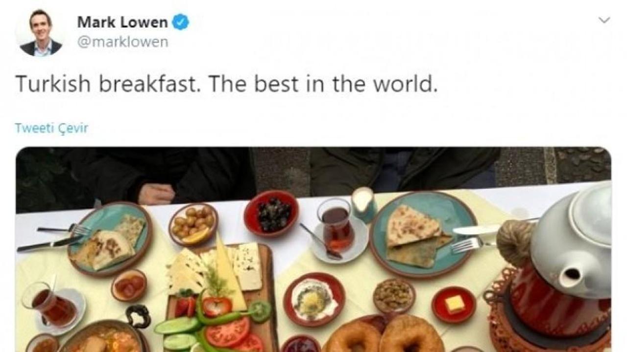 İngiliz muhabir Türk kahvaltısına övgüler yağdırdı