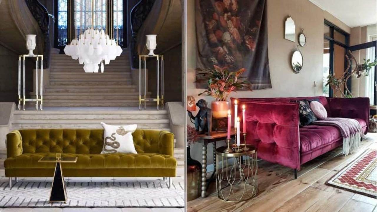 Kadife kumaş ile dekorasyon önerileri 2020 