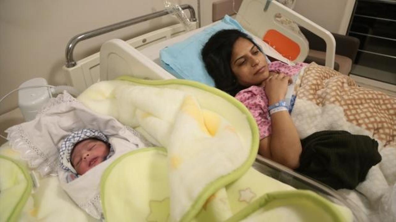 Yeni yılın ilk bebeği Kahramanmaraş'ta doğdu