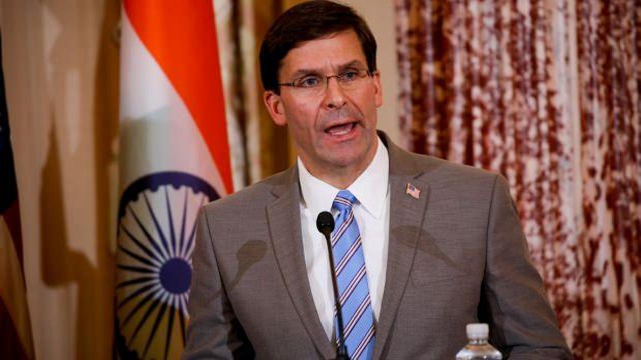 ABD Savunma Bakanı Esper: ABD, Irak'tan çekilmiyor