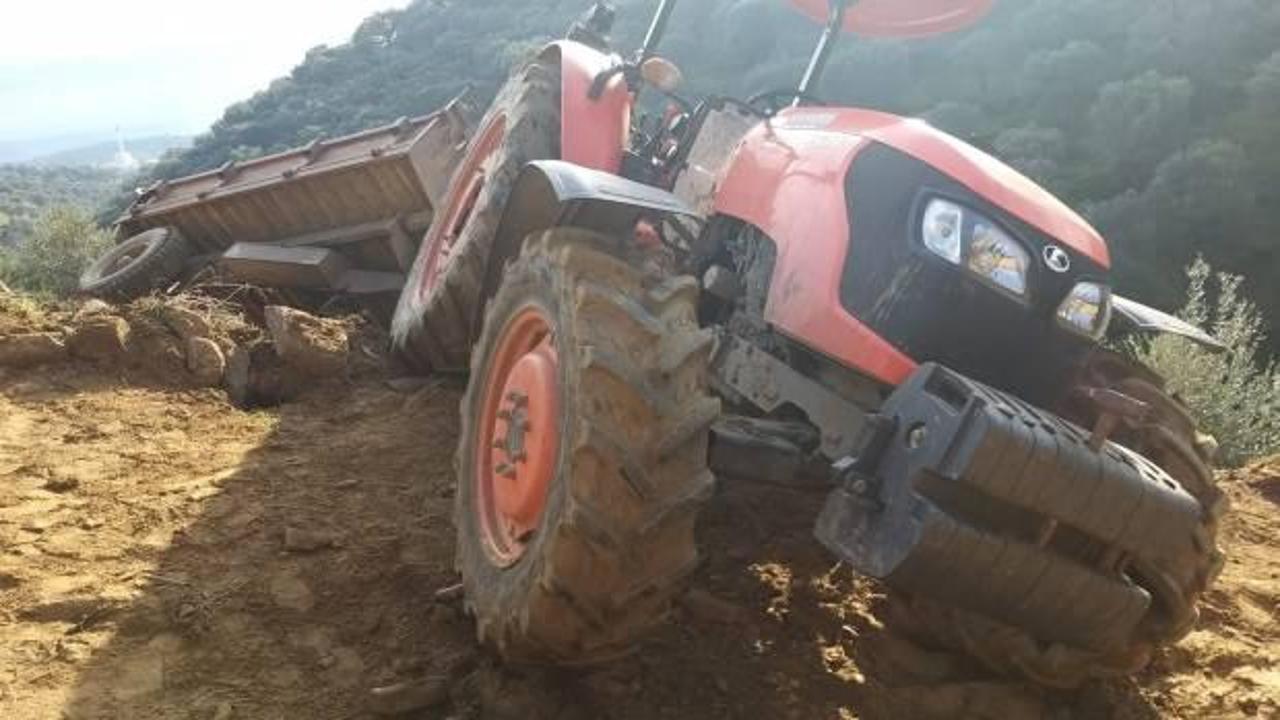 Aydın'da traktör devrildi: 1 kişi öldü