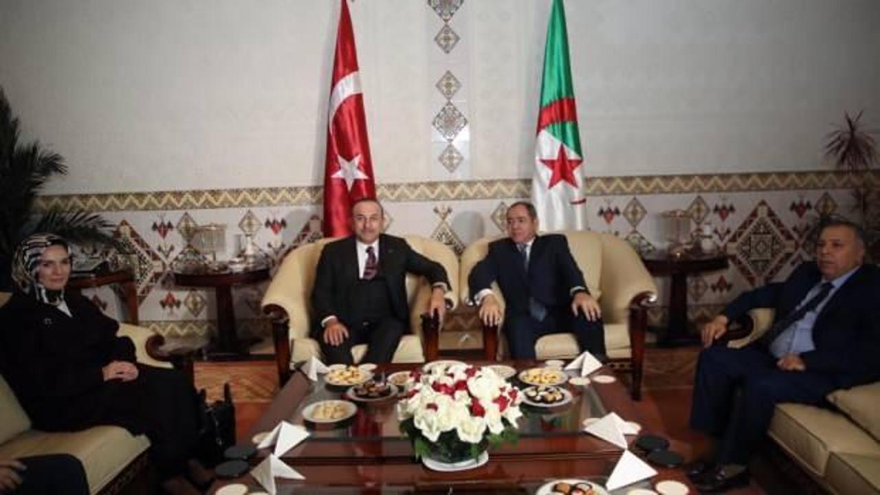 Dışişleri Bakanı Çavuşoğlu Cezayir'de