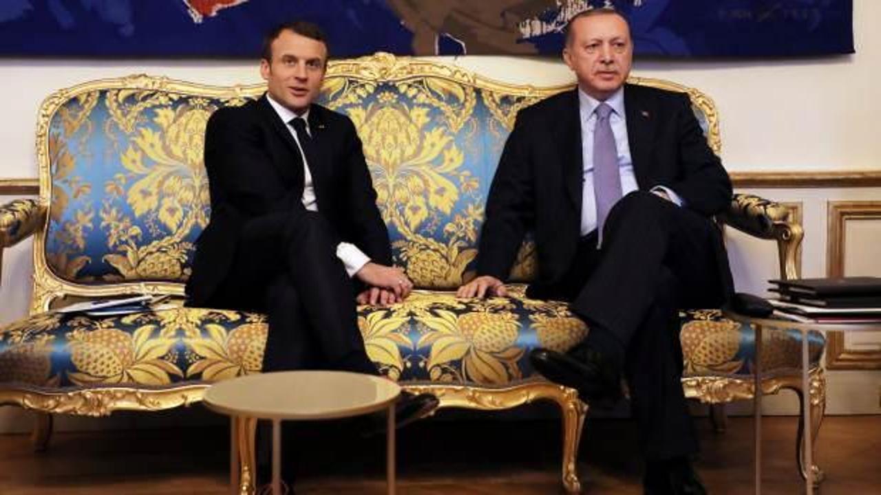 Erdoğan-Macron görüşmesine damga vuran an: Sizinki de Dubai'de keyif çatıyor