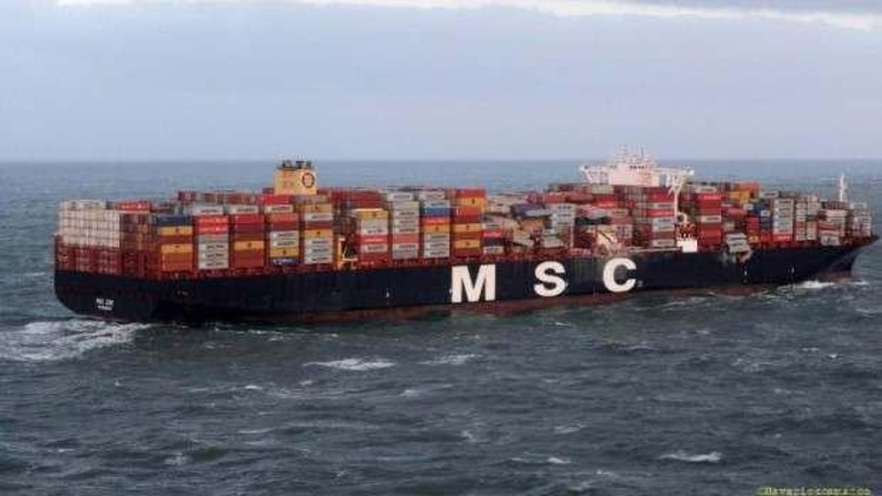 Fırtına yüzünden gemideki 6 konteyner denize düştü, kaptana uyarı yapıldı!