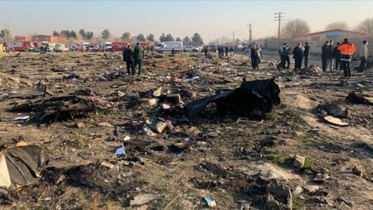 İran'dan d&uuml;şen u&ccedil;akla ilgili yalanlama