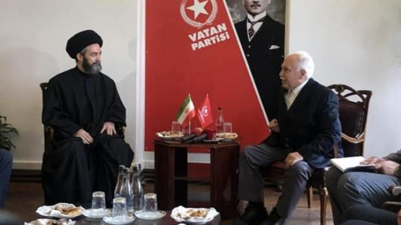 İran'ın dini lideri Hamaney'in temsilcisinden Doğu Perinçek'e ziyaret