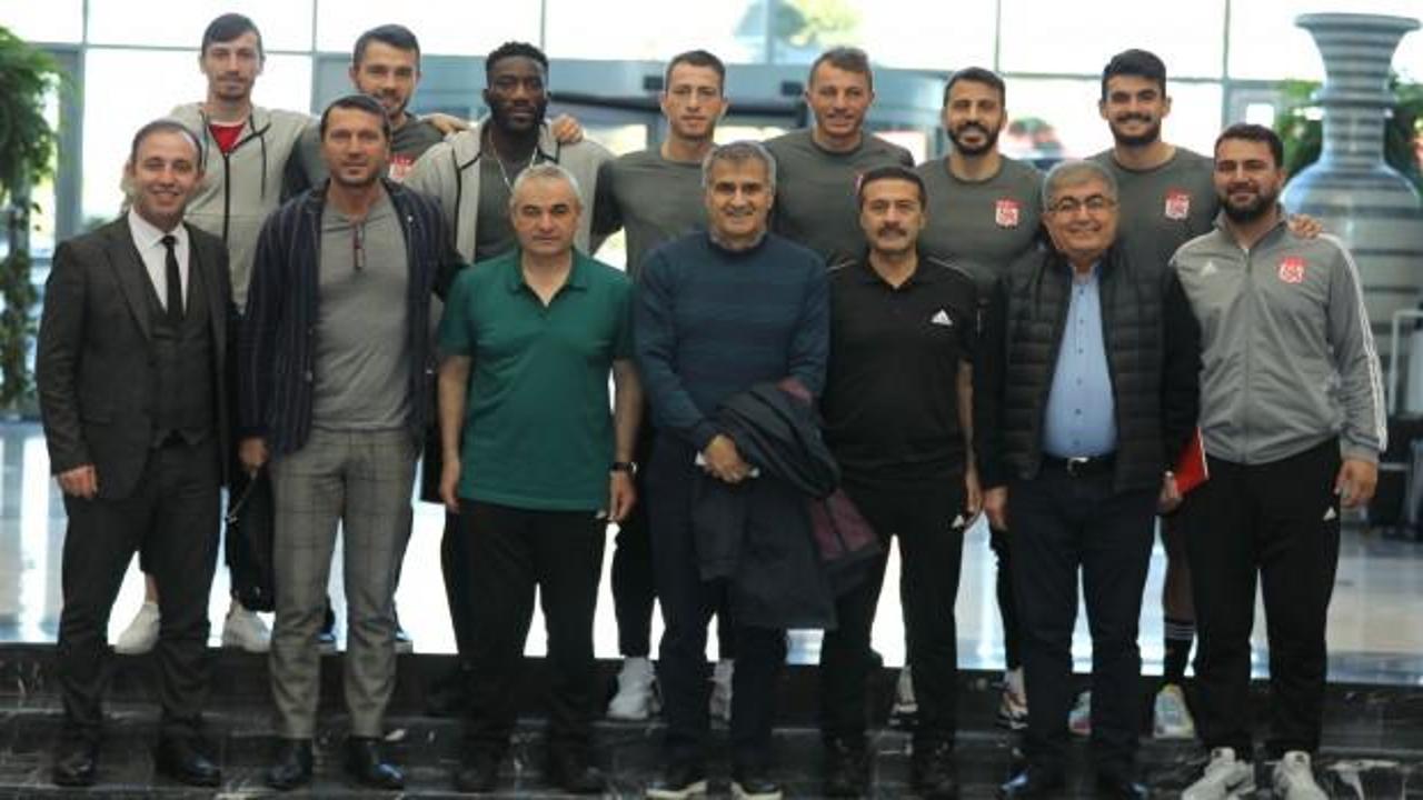 Şenol Güneş'ten Sivasspor'a ziyaret