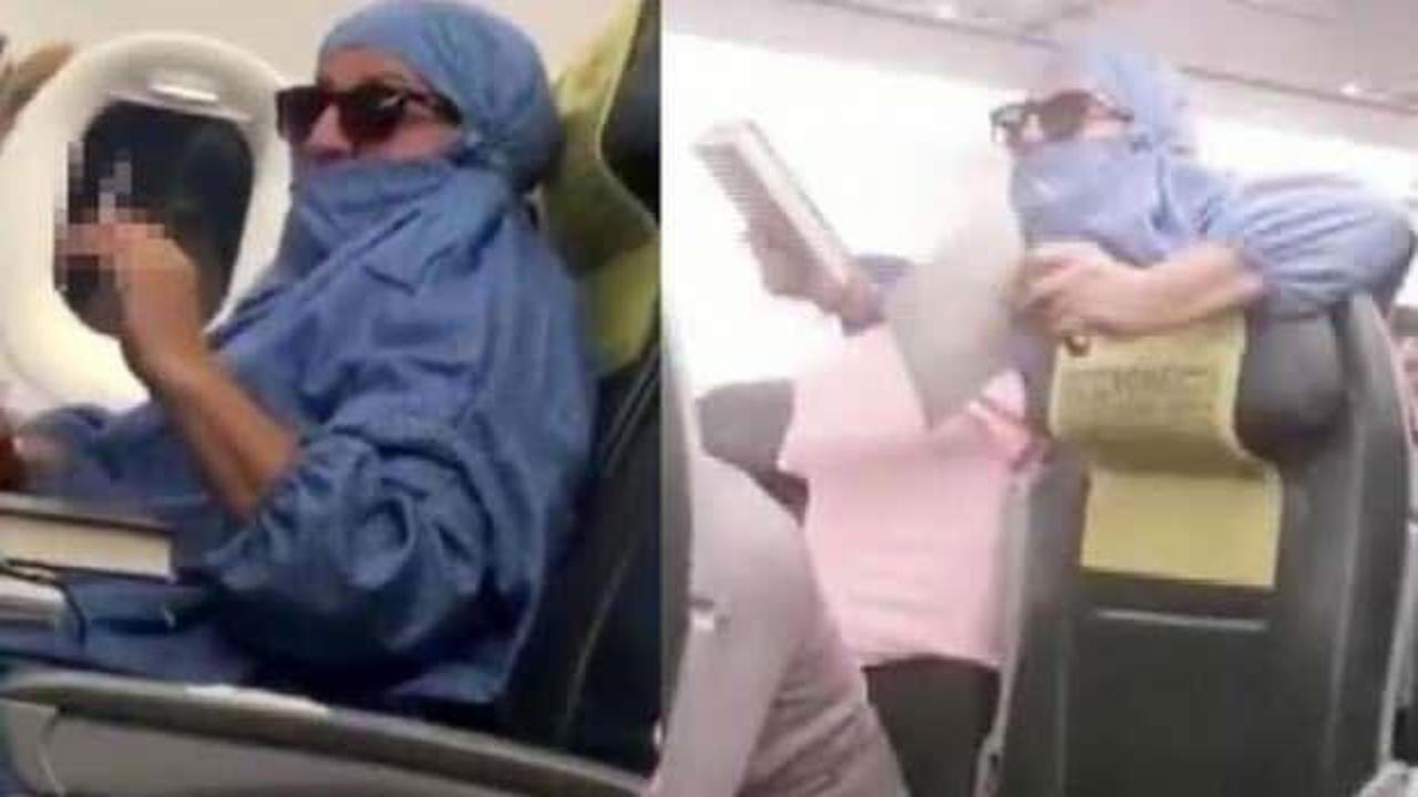 Uçakta olay çıkaran kadın mahkemede konuştu!