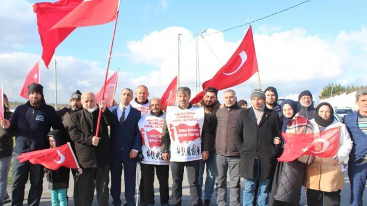 Kanal İstanbul için yola çıktılar