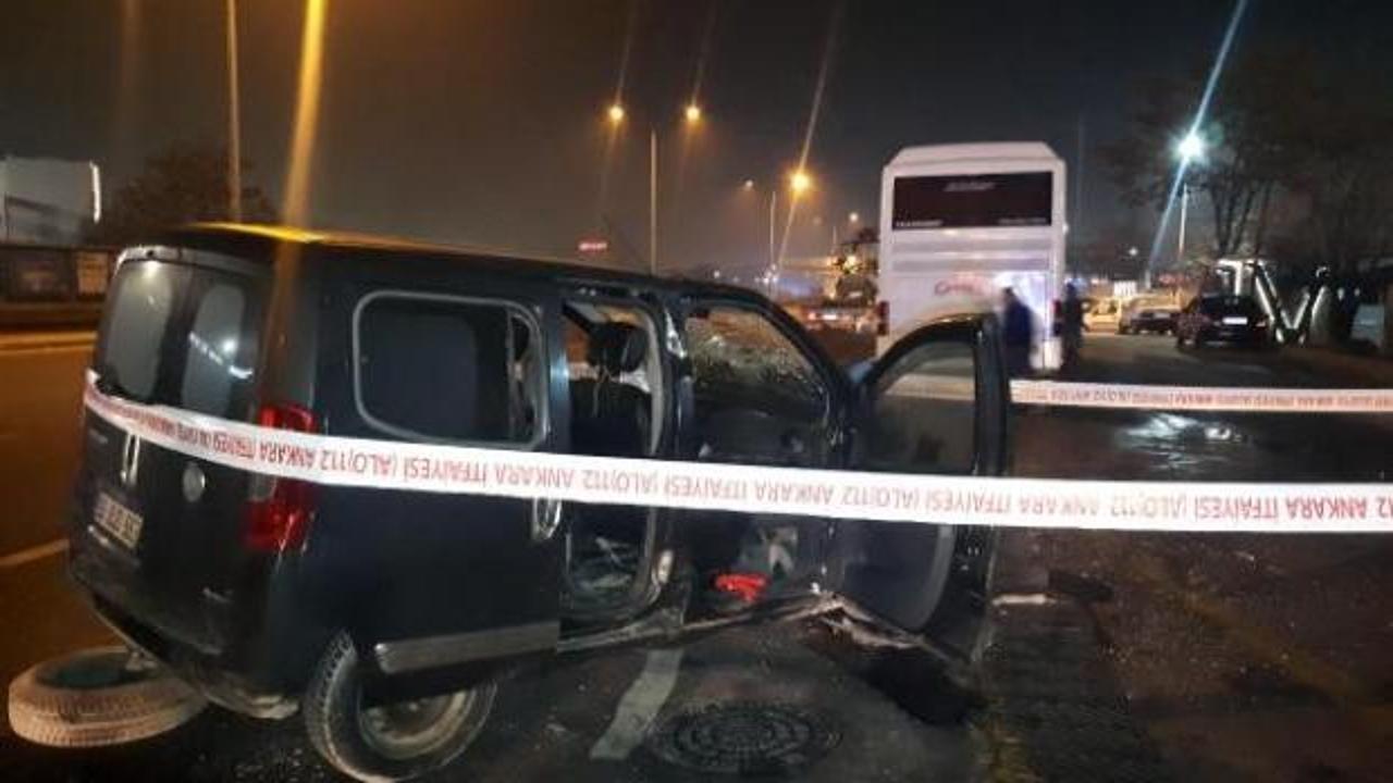 Ankara'da korkutan trafik kazası! Sürücü kalp masajıyla hayata döndü