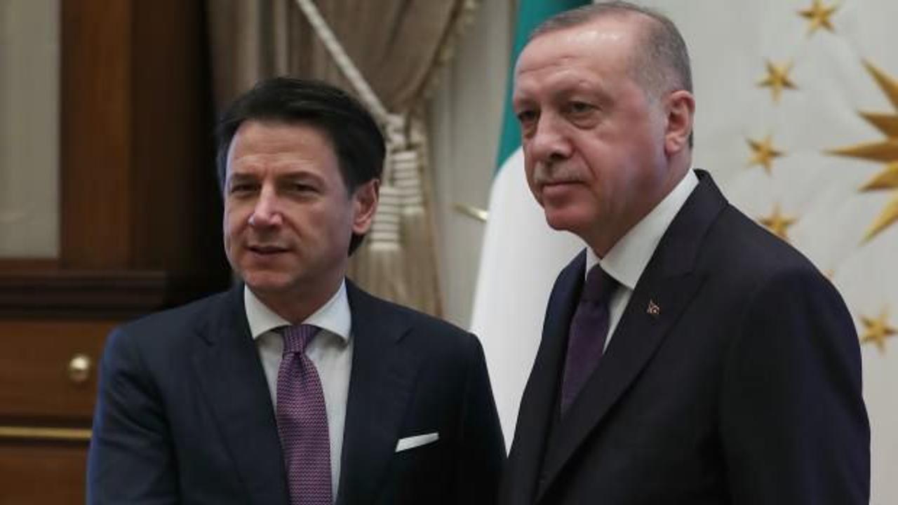 Erdoğan ile İtalya Başbakanı Conte arasında önemli görüşme