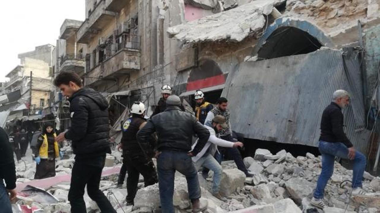 Esad rejimine ait savaş uçakları Halep'i vurdu: 4 sivil öldü
