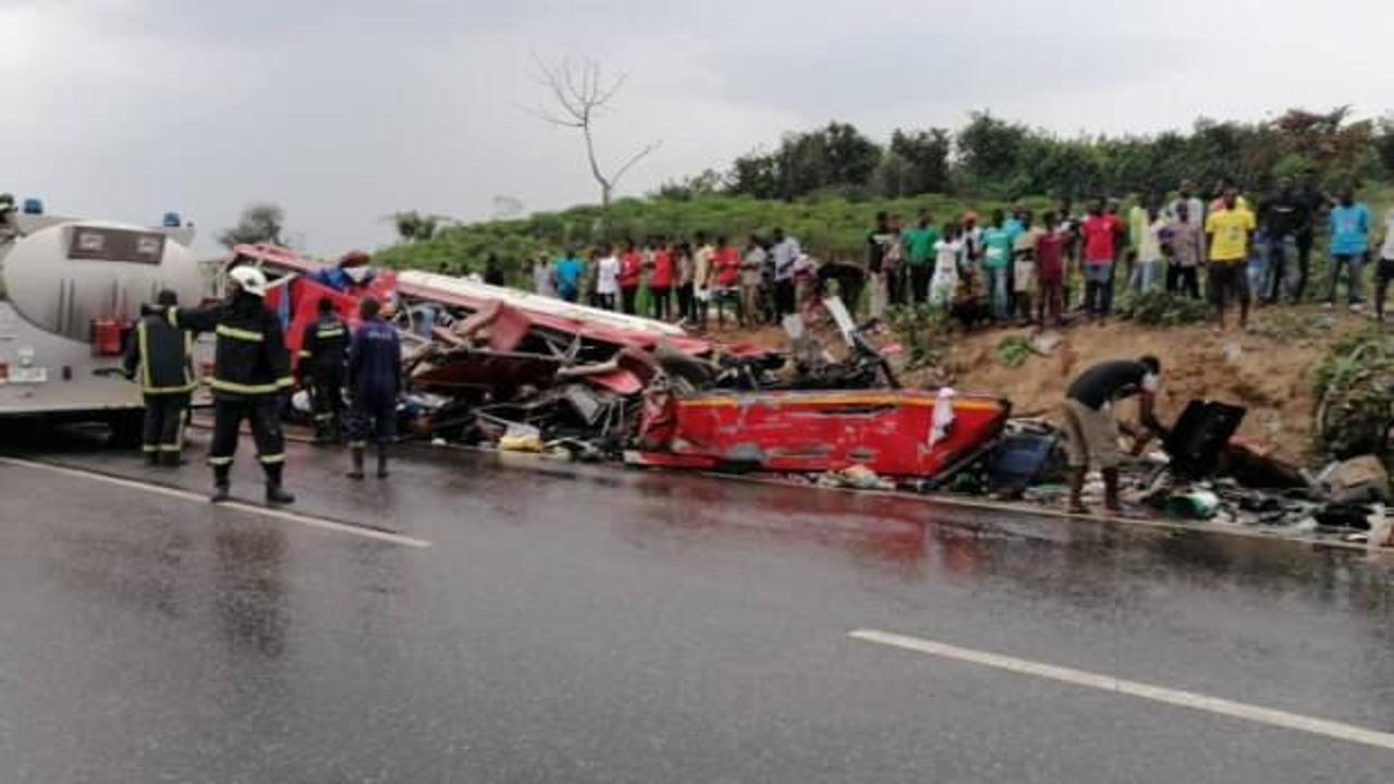 Gana'da feci kaza: 34 ölü, 54 yaralı