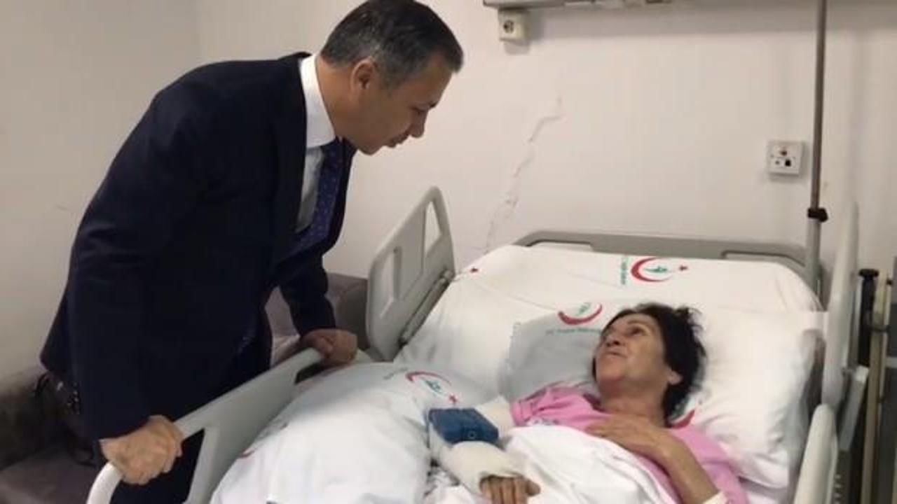 İstanbul Valisi Ali Yerlikaya, Leyla Çetinkol’u ziyaret etti