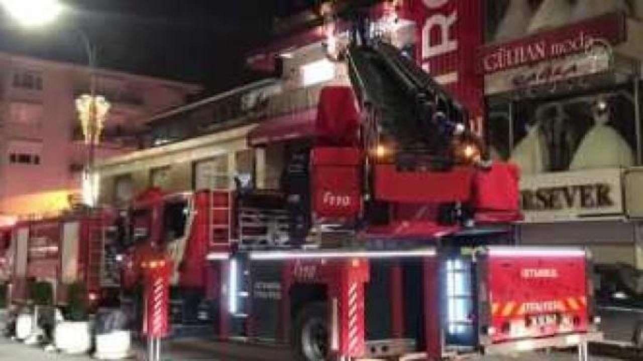 İstanbul'da kafede çıkan yangın söndürüldü