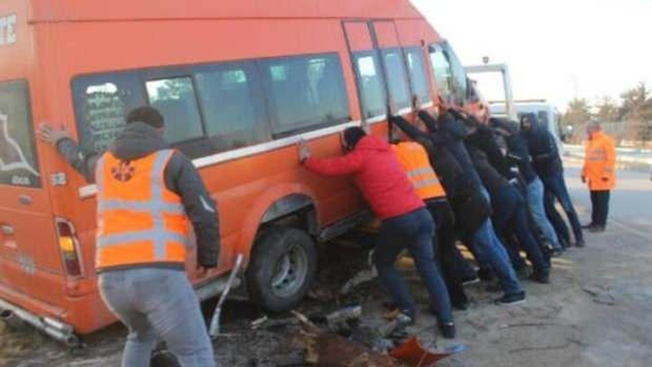 Erzurum'da feci kaza: Yaralılar var...