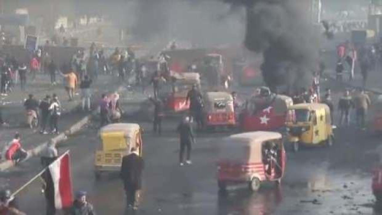 Irak'ta sokaklar karıştı, hükümet resmi tatil ilan etti! Ölü ve yaralılar var