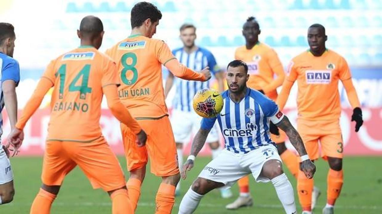 Alanyaspor Kasımpaşa'da seriye bağladı! 4 maç...