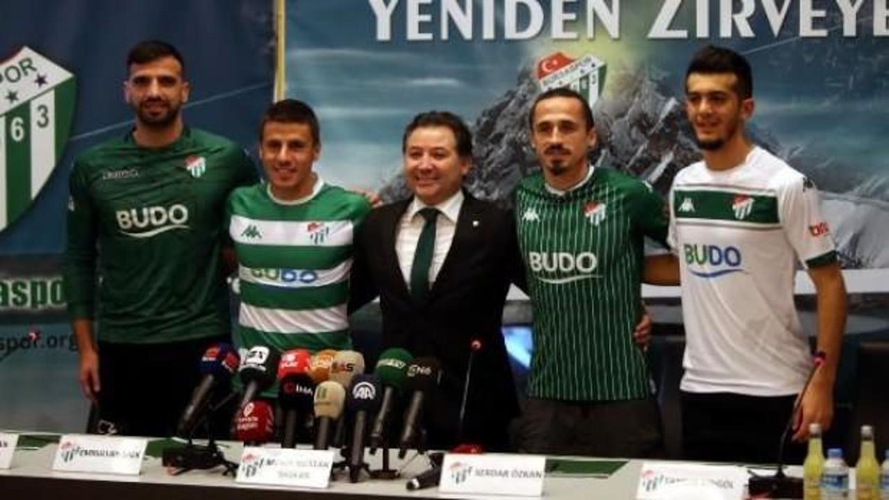 Bursaspor'da yeni transferler imzaladı