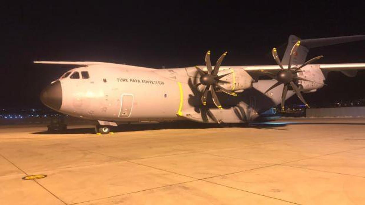 Yaralıları Türkiye'ye getirecek uçak Mogadişu'ya gitti