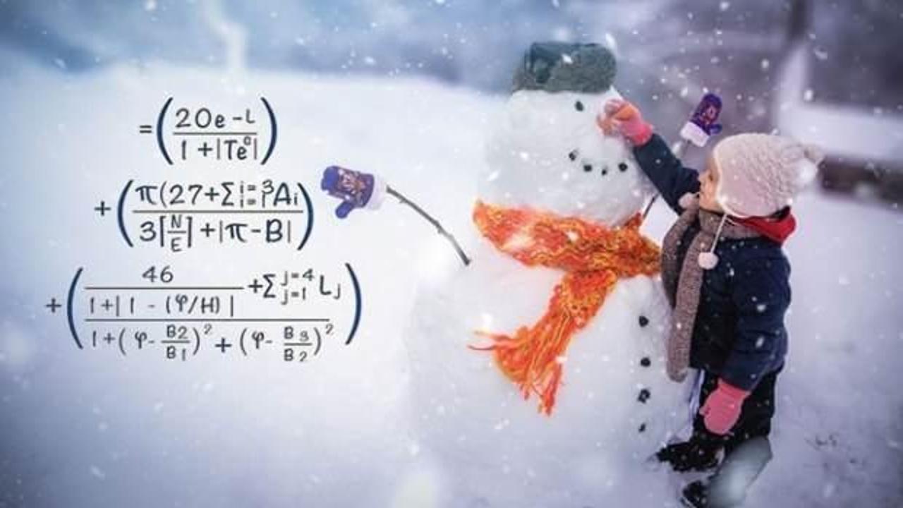 'Mükemmel kardan adam' yapmanın matematiksel formülü