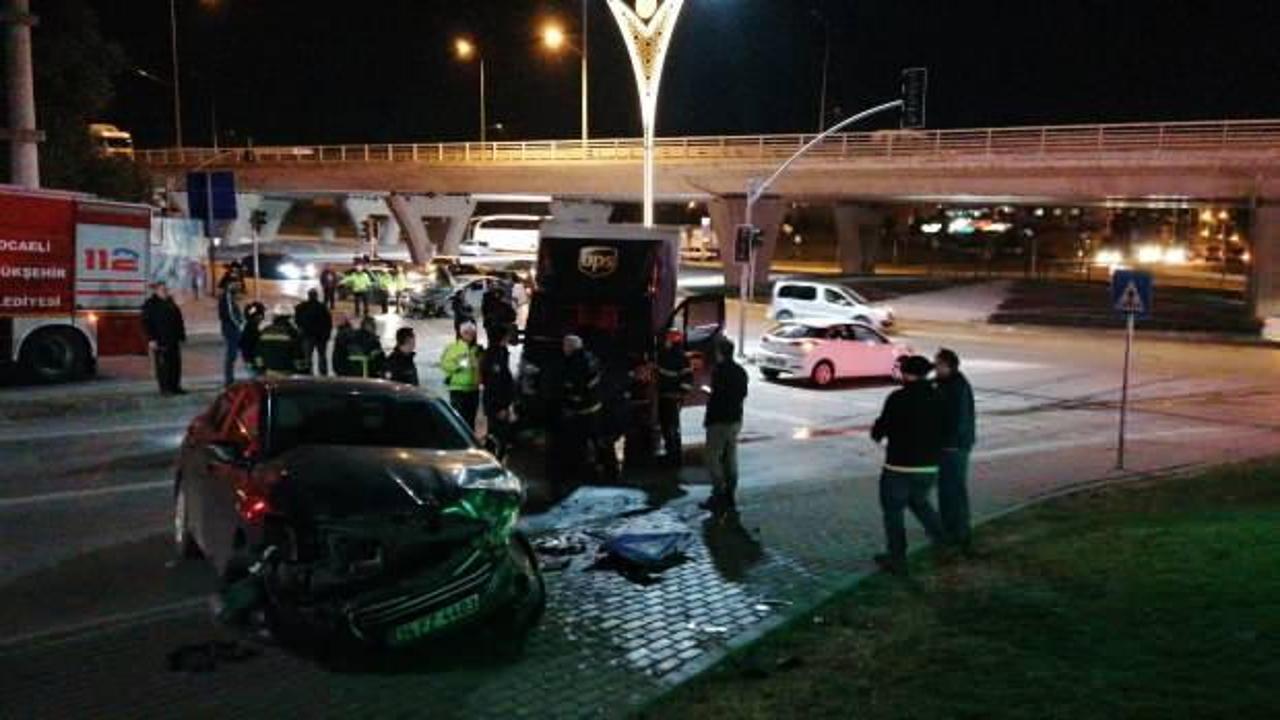 Gebze'de zincirleme trafik kazası: 3 yaralı