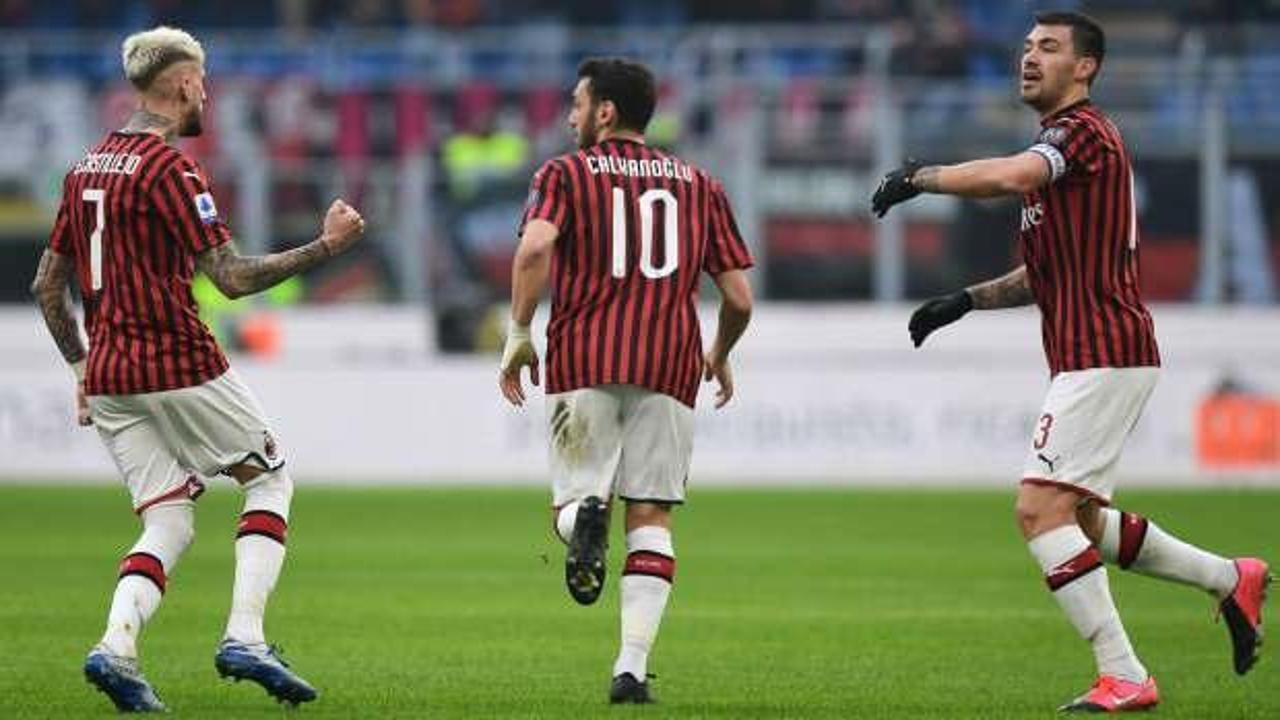 Hakan'ın frikik golü Milan'a yetmedi!
