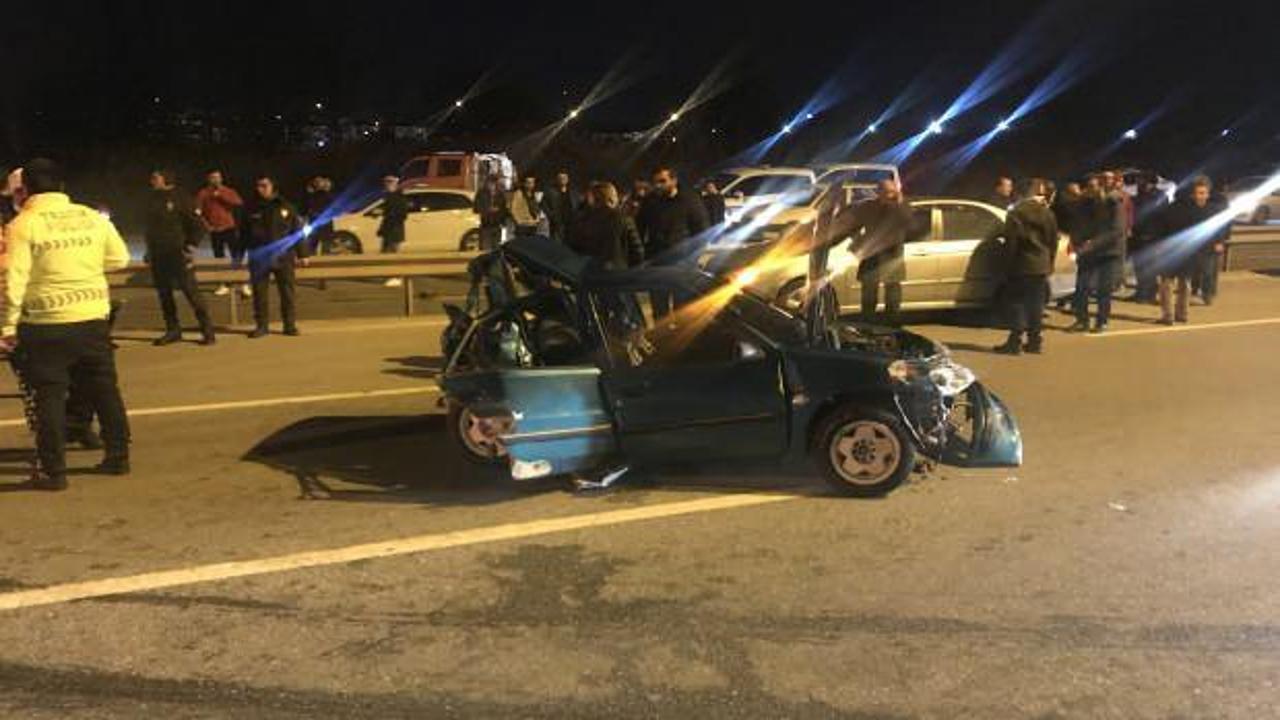Sakarya'da trafik kazasında 1 kişi öldü, 3 kişi yaralandı