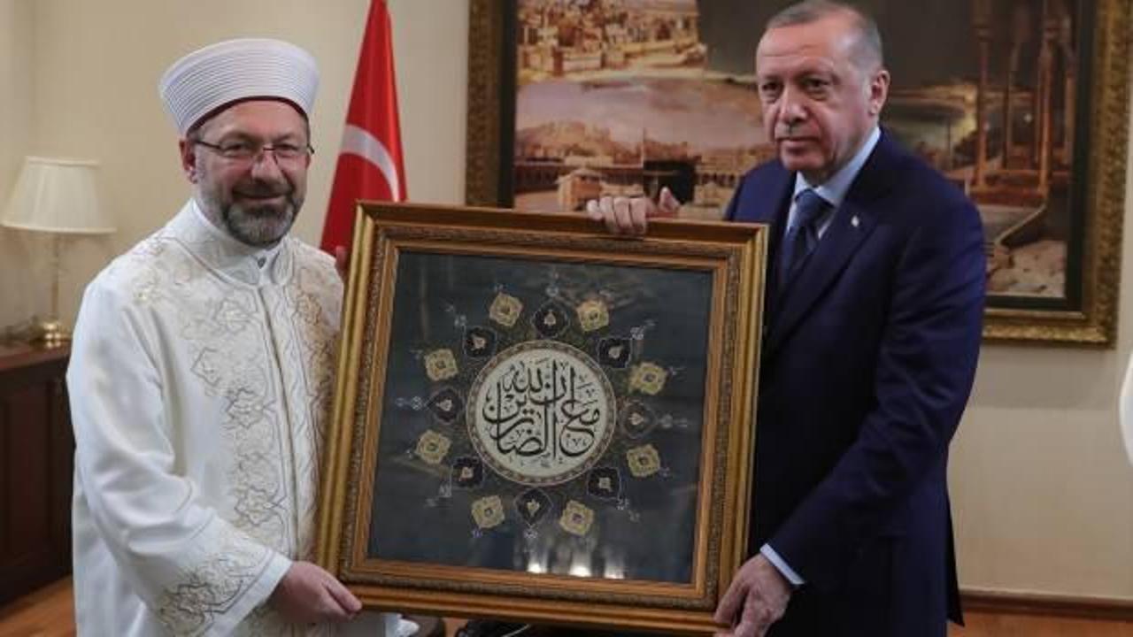 Başkan Erdoğan, Ali Erbaş'ı ziyaret etti!