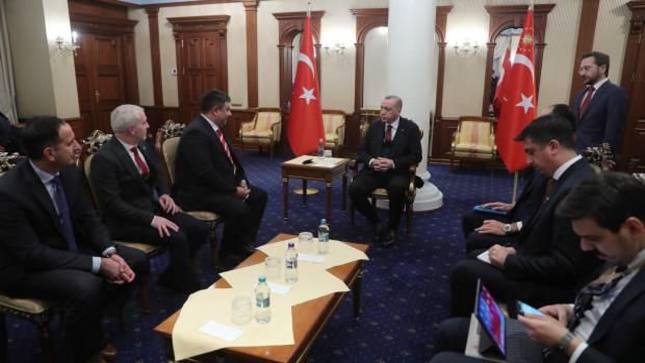 Cumhurbaşkanı Erdoğan Ahıska ve Gagavuz Türklerini kabul etti