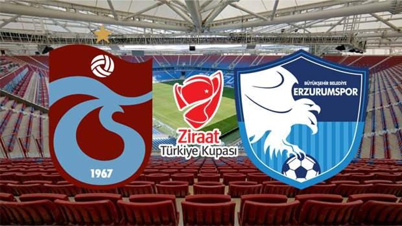 Türkiye Kupası Trabzonspor, Erzurumspor maçı ne zaman saat kaçta hangi kanalda? 