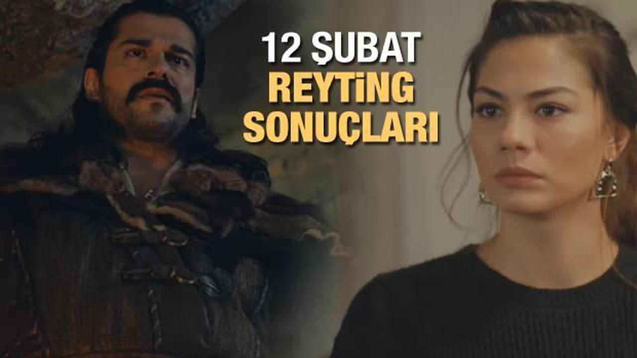 12 Şubat reyting sonuçları: Kuruluş Osman, Doğduğun Ev Kaderindir reyting sıralaması!