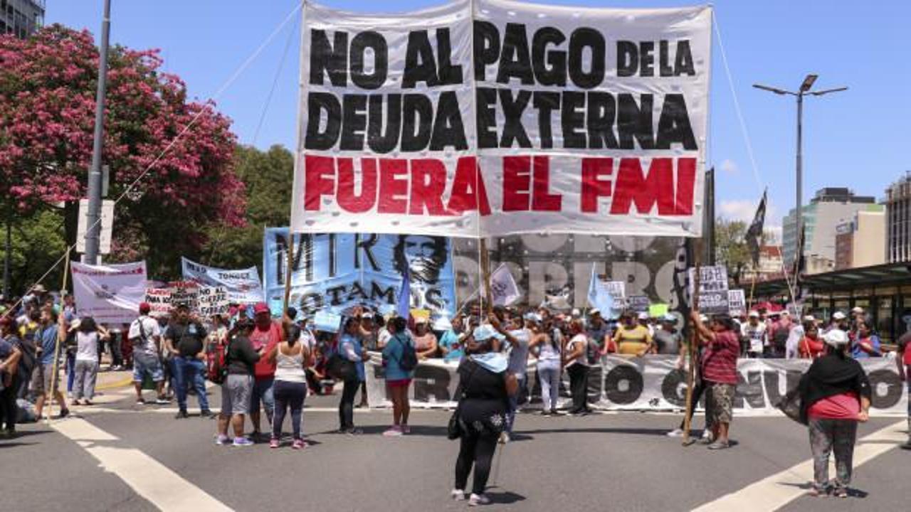 Arjantin'de IMF karşıtı gösteri