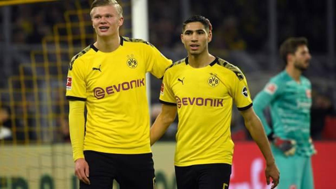 Borussia Dortmund'dan gol şov! Haaland yine attı