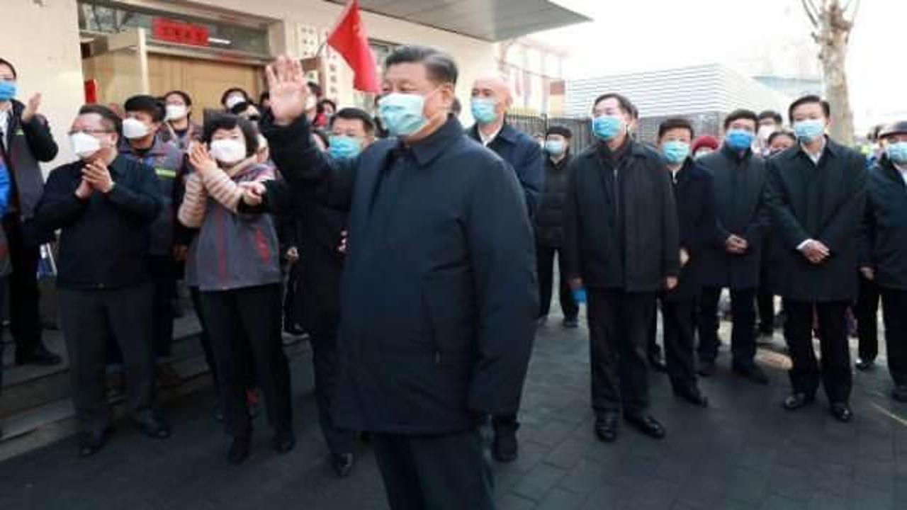 Çin Devlet Başkanı Şi Chimping, maske takıp sokağa indi