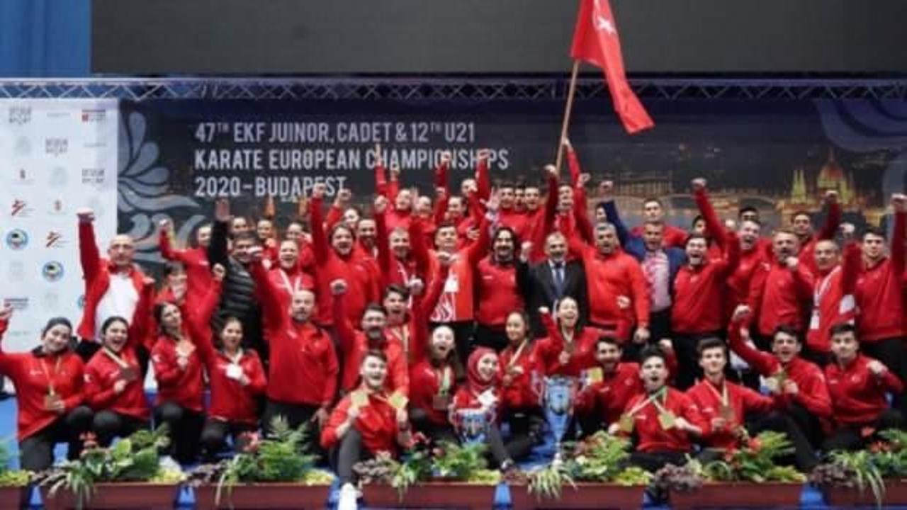 Milli karateciler Dubai'de 6 madalya kazandı