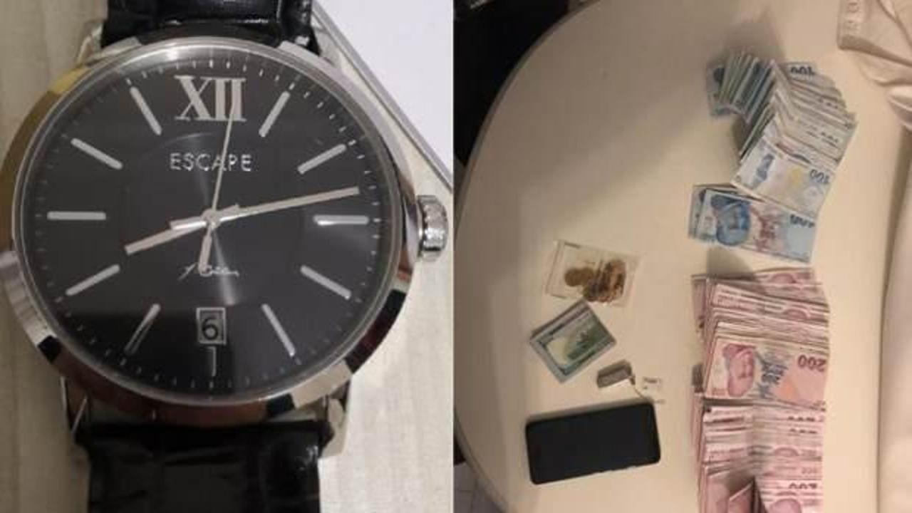 'Gaybubet evi' operasyonu Fetullah Gülen imzalı saat ve zarf zarf para ele geçirildi