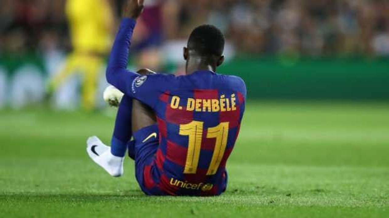Ousmane Dembele'den Barcelona'ya kötü haber!
